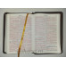 Biblia - format mediu [copertă din piele maro închis, fermoar, mâini în rugăciune]